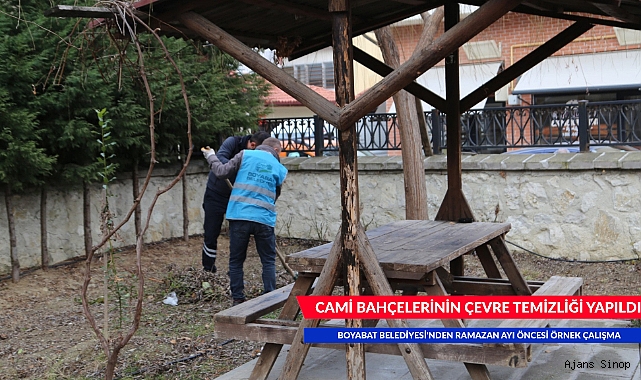 BOYABAT BELEDİYESİ'NDEN RAMAZAN AYI ÖNCESİ ÖRNEK ÇALIŞMA