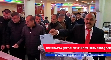 BOYABAT'TA ŞOFÖRLER YENİDEN İRFAN ERBAŞ DEDİ