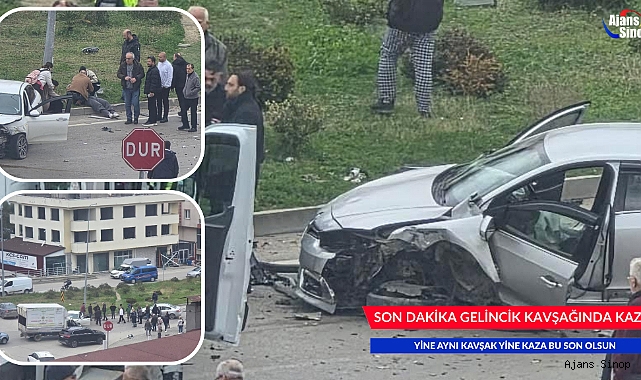 BU SON OLSUN YİNE GELİNCİK KAVŞAĞI YİNE KAZA