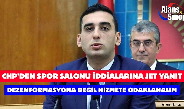 CHP'DEN SPOR SALONU İDDİALARINA JET YANIT