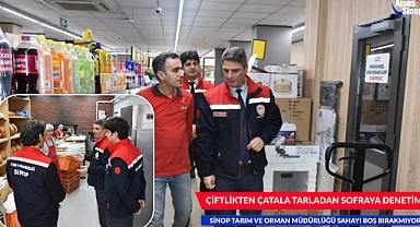 ÇİFTLİKTEN ÇATALA TARLADAN SOFRAYA DENETİMİ