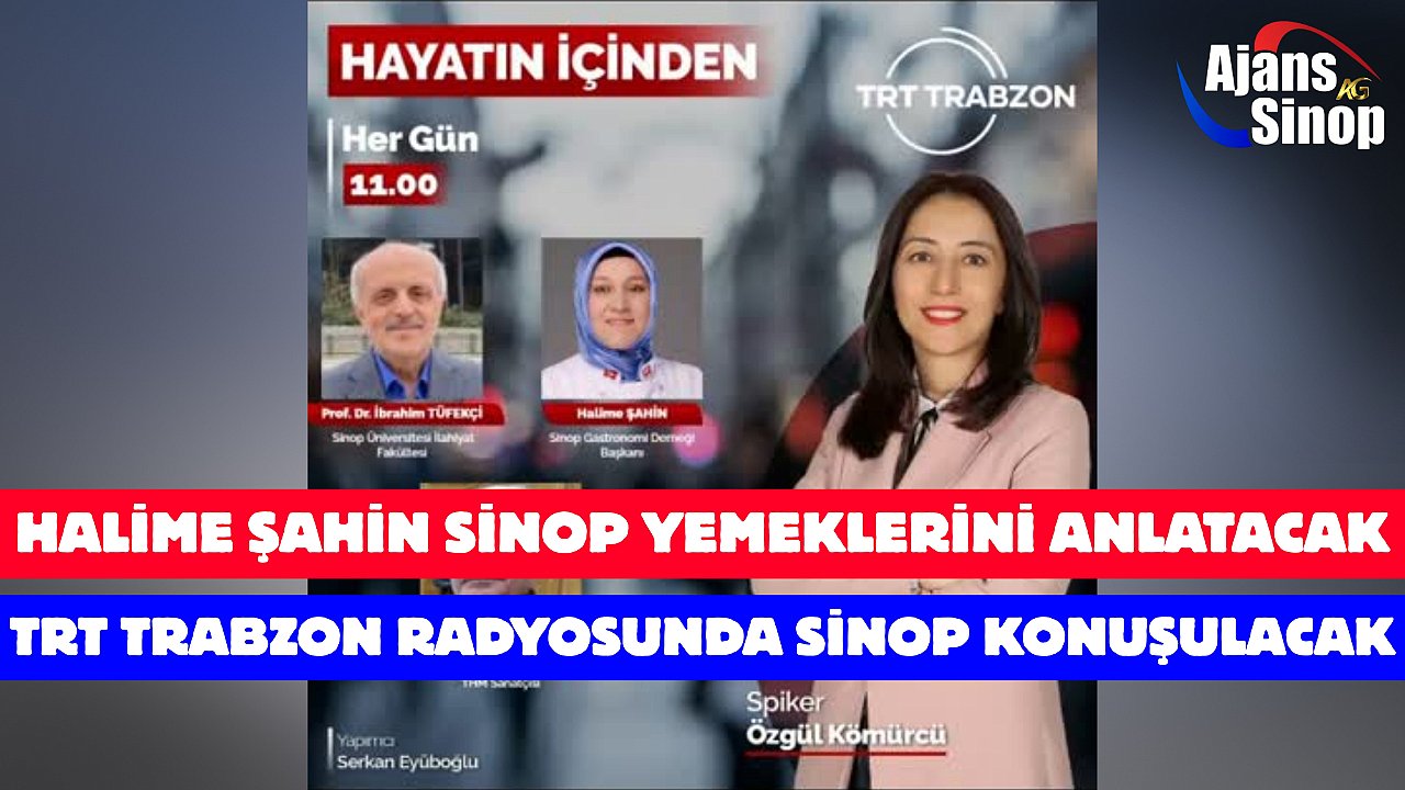 HALİME ŞAHİN SİNOP YEMEKLERİNİ ANLATACAK