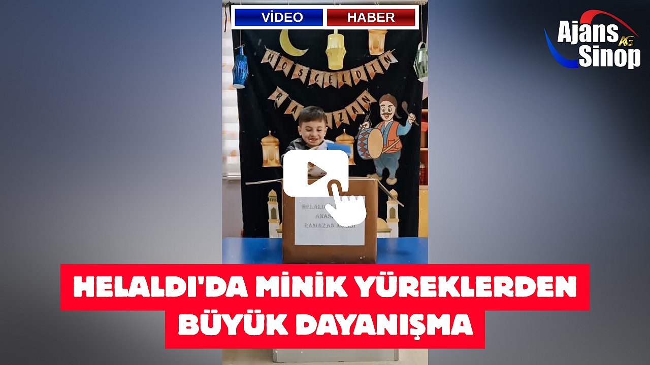 HELALDI'DA MİNİK YÜREKLERDEN BÜYÜK DAYANIŞMA