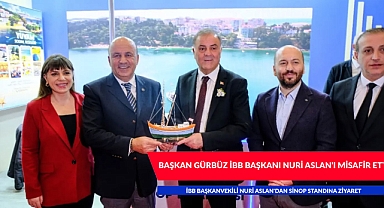 İBB BAŞKANVEKİLİ NURİ ASLAN'DAN SİNOP STANDINA ZİYARET