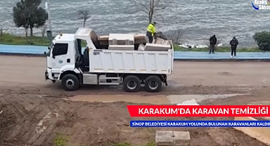 KARAKUM'DA KARAVAN TEMİZLİĞİ