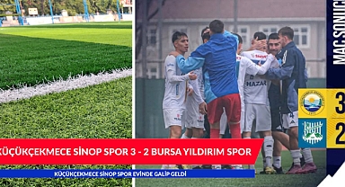 KÜÇÜKÇEKMECE SİNOP SPOR EVİNDE GALİP GELDİ