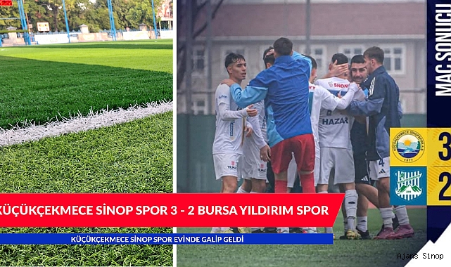 KÜÇÜKÇEKMECE SİNOP SPOR EVİNDE GALİP GELDİ