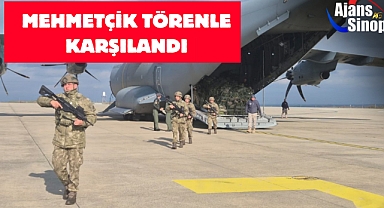 MEHMETÇİK TÖRENLE KARŞILANDI