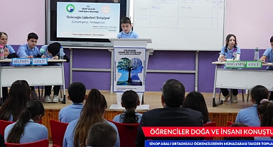 ÖĞRENCİLER DOĞA VE İNSANI KONUŞTU
