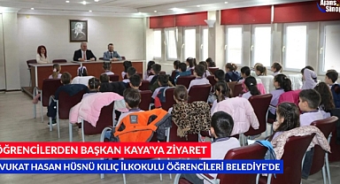 ÖĞRENCİLERDEN BAŞKAN KAYA'YA ZİYARET