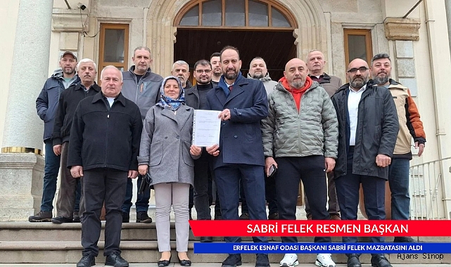 SABRİ FELEK RESMEN BAŞKAN