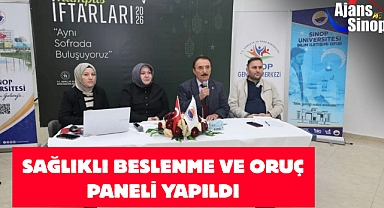 SAĞLIKLI BESLENME VE ORUÇ PANELİ YAPILDI
