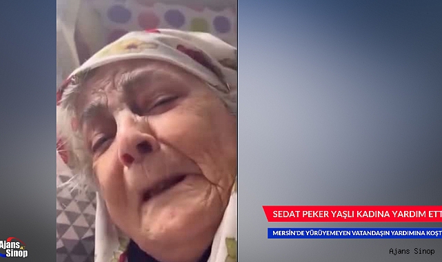 SEDAT PEKER YAŞLI KADINA YARDIM ETTİ