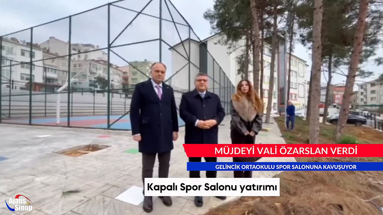 SİNOP GELİNCİK ORTAOKULU SPOR SALONUNA KAVUŞUYOR