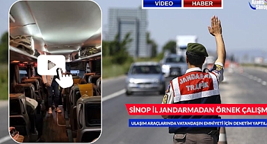 SİNOP İL JANDARMADAN ÖRNEK ÇALIŞMA