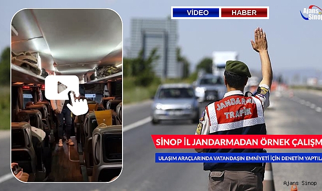 SİNOP İL JANDARMADAN ÖRNEK ÇALIŞMA