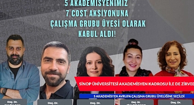 SİNOP ÜNİVERSİTESİ AKADEMİSYEN KADROSU İLE DE ZİRVEDE