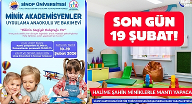 SİNOP ÜNİVERSİTESİ ANAOKULU AÇIYOR