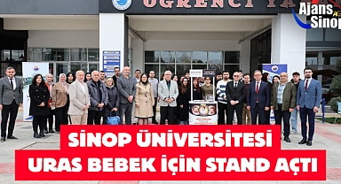 SİNOP ÜNİVERSİTESİ URAS BEBEK İÇİN STAND AÇTI
