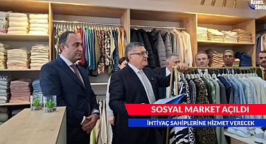 SOSYAL MARKET AÇILDI