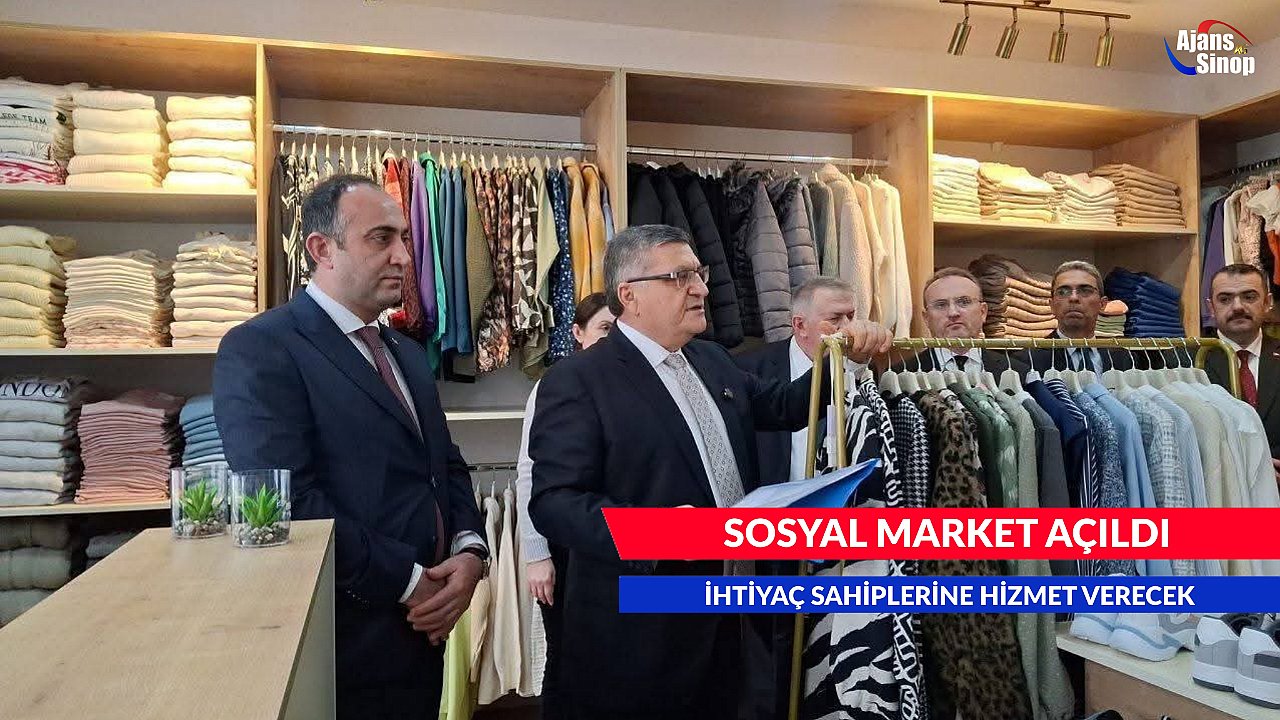 SOSYAL MARKET AÇILDI
