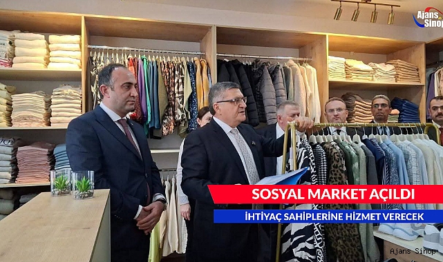 SOSYAL MARKET AÇILDI
