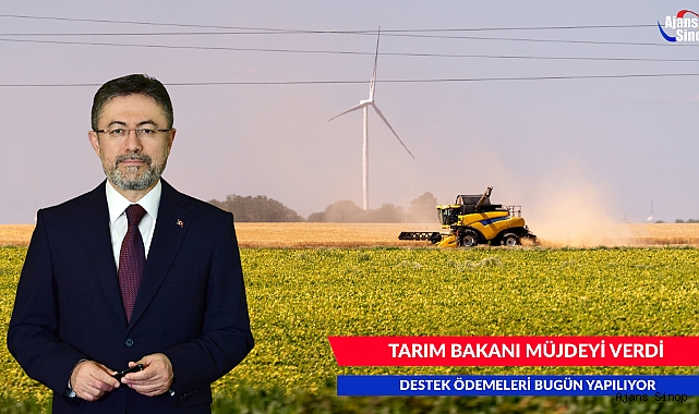 TARIM BAKANI MÜJDEYİ VERDİ
