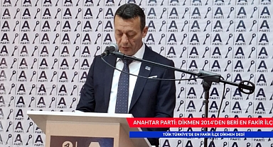 TÜİK AÇIKLADIĞI EN FAKİR İLÇELER LİSTESİNDE YER ALAN DİKMEN İLE İLGİLİ ANAHTAR PARTİ SES YÜKSELTTİ