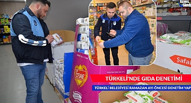 TÜRKELİ'NDE GIDA DENETİMİ