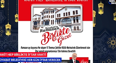 VAKİT HEP BİRLİKTE İFTAR VAKTİ