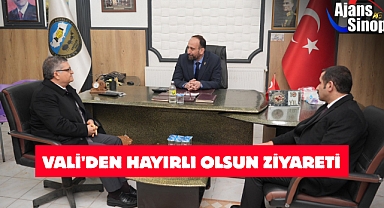 VALİ'DEN HAYIRLI OLSUN ZİYARETİ