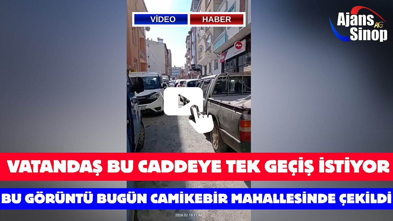 VATANDAŞ BU CADDEYE TEK GEÇİŞ İSTİYOR