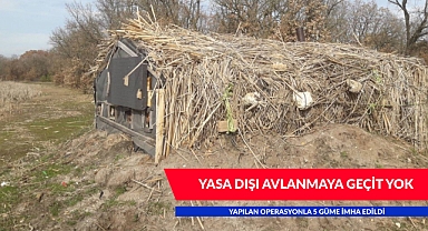 YASA DIŞI AVLANMAYA GEÇİT YOK