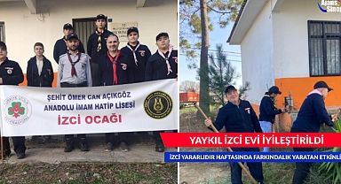 YAYKIL İZCİ EVİ İYİLEŞTİRİLDİ