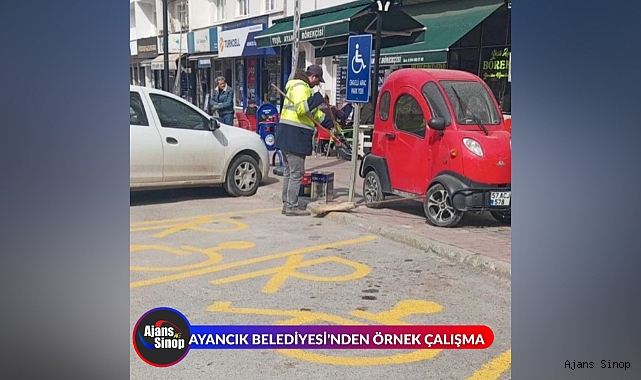 AYANCIK BELEDİYESİ'NDEN ÖRNEK ÇALIŞMA