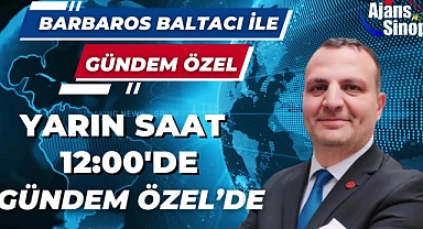 BARBAROS BALTACI İLE GÜNDEM ÖZEL - KENT MEYDANI PROJESİ HAKKINDA YENİ BELGELERLE YARIN SAAT 12:00'DE