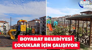BOYABAT BELEDİYESİ ÇOCUKLAR İÇİN ÇALIŞIYOR