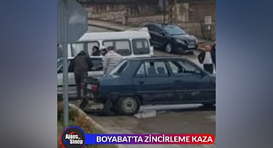 BOYABAT'TA ZİNCİRLEME KAZA