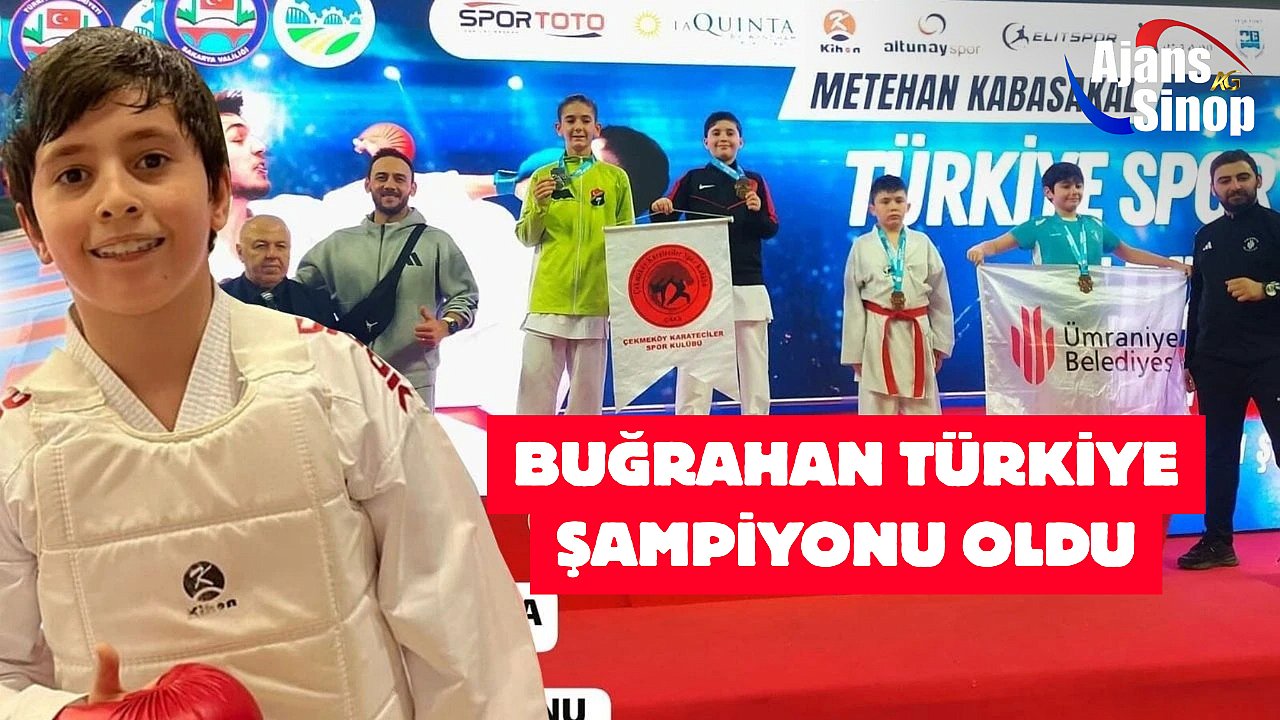 BUĞRAHAN TÜRKİYE ŞAMPİYONU OLDU