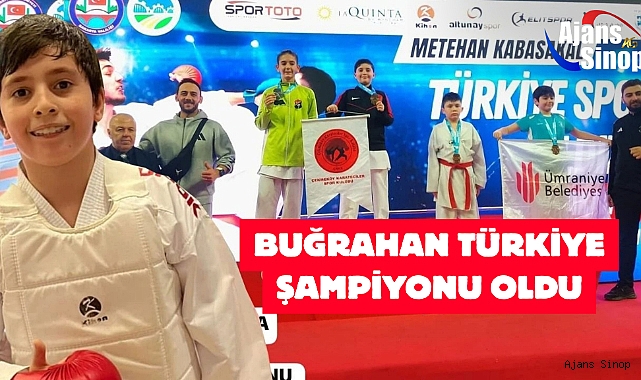 BUĞRAHAN TÜRKİYE ŞAMPİYONU OLDU