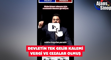 DEVLETİN TEK GELİR KALEMİ VERGİ VE CEZALAR OLMUŞ