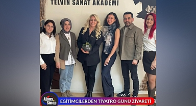 EĞİTİMCİLERDEN TİYATRO GÜNÜ ZİYARETİ