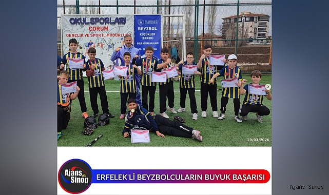 ERFELEK'Lİ BEYZBOLCULARIN BÜYÜK BAŞARISI