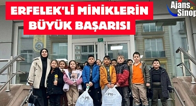 ERFELEK'Lİ MİNİKLERİN BÜYÜK BAŞARISI