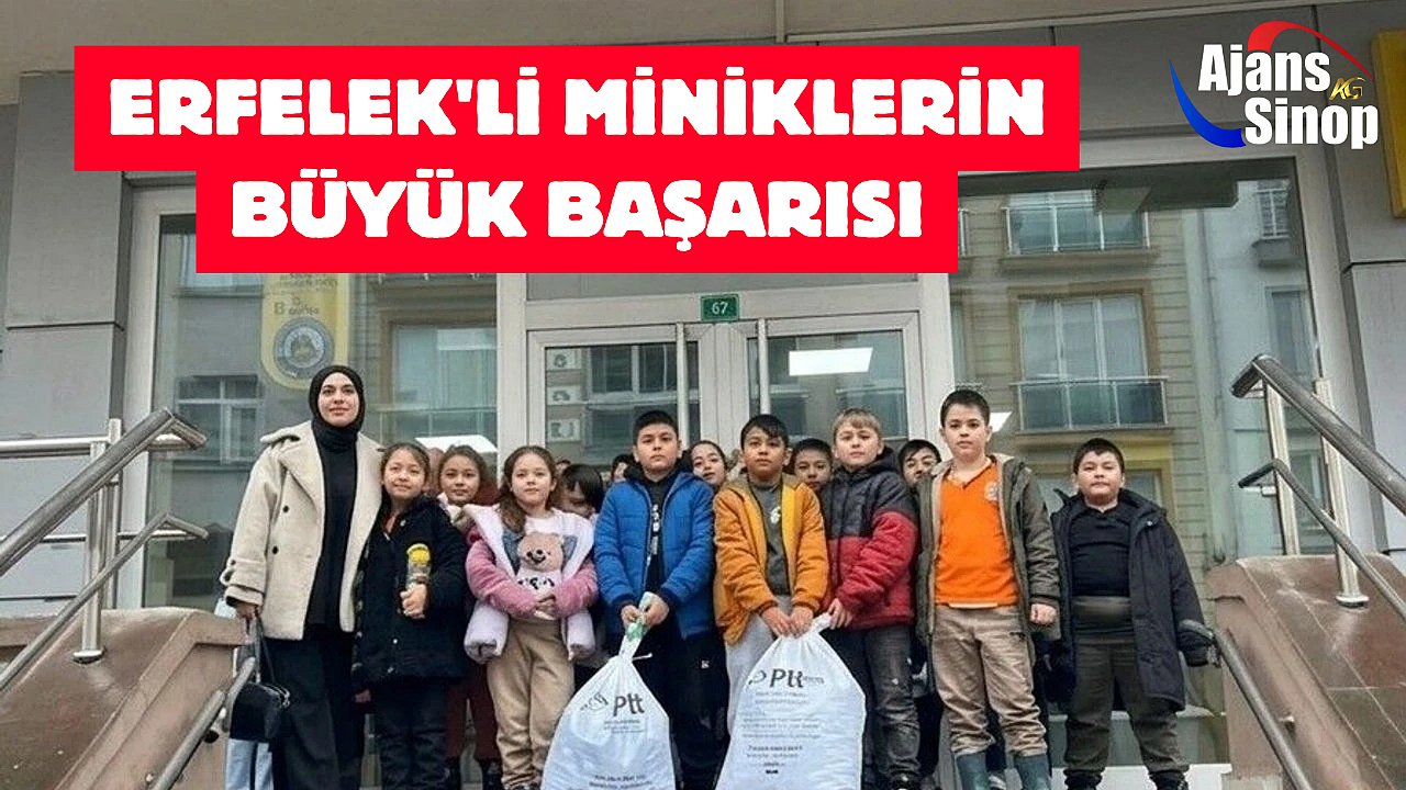 ERFELEK'Lİ MİNİKLERİN BÜYÜK BAŞARISI