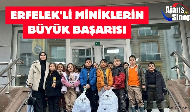 ERFELEK'Lİ MİNİKLERİN BÜYÜK BAŞARISI