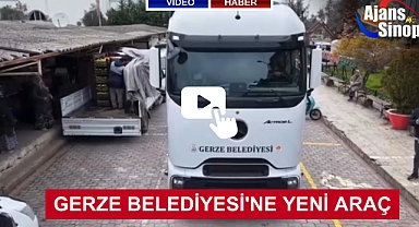 GERZE BELEDİYESİ'NE YENİ ARAÇ