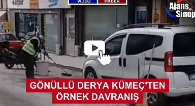 GÖNÜLLÜ DERYA KÜMEÇ'TEN ÖRNEK DAVRANIŞ