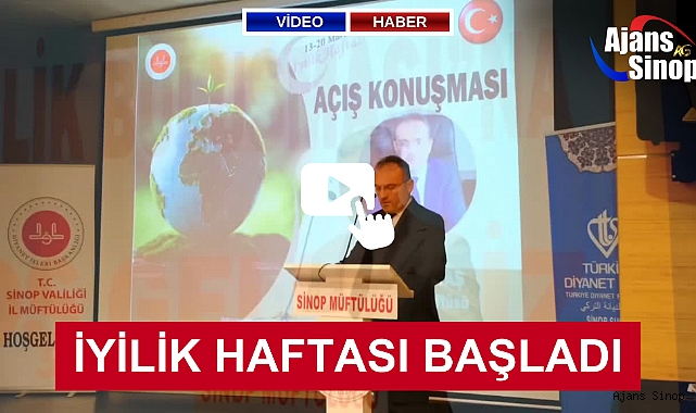 İYİLİK HAFTASI BAŞLADI
