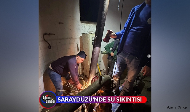 SARAYDÜZÜ'NDE SU SIKINTISI